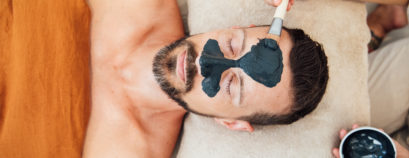 Mens skincare routine at Earth and Skin Day Spa on the Gold Coast