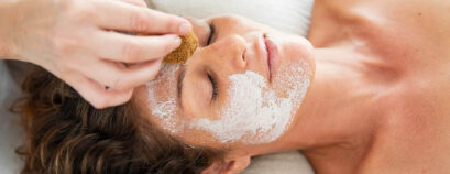 A Woman Who Does Natural Menopause Treatments Enjoying A Treatment