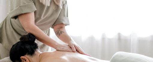 Client Enjoying A Swedish Massage At Our Gold Coast Clinic - overview