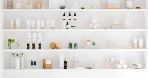 Sustainable Skin Care Routine Products On Display